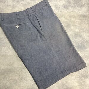 Rag & Bone Mens Shorts 31 Blue Gray Twill Button Fly